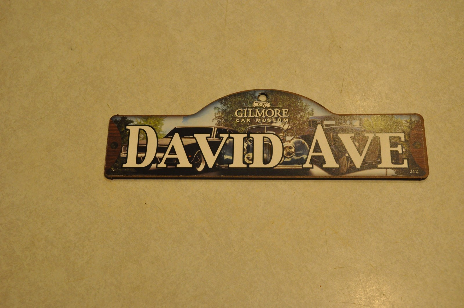 Gilmore Car Museum David WSS212 Wooden Sign Hangable