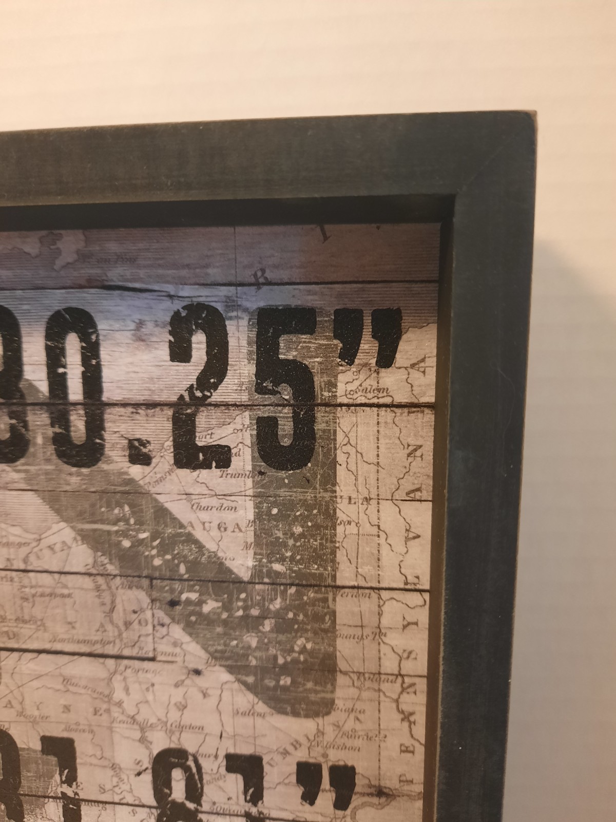 Cincinnati Ohio Coordinates Framed Picture Artwork Wedding Housewarming Gift