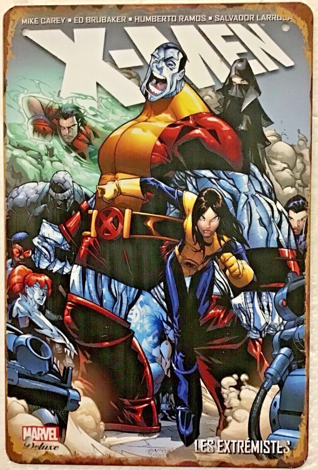 TIN SIGN 8×12 X-Men superheroes Marvel comic book strip kids teens adults wall
