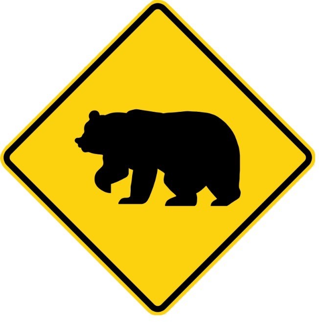 Animal Crossing Road Sign Highway Travel Deer Reindeer Cattle Elk Sheep Donkey