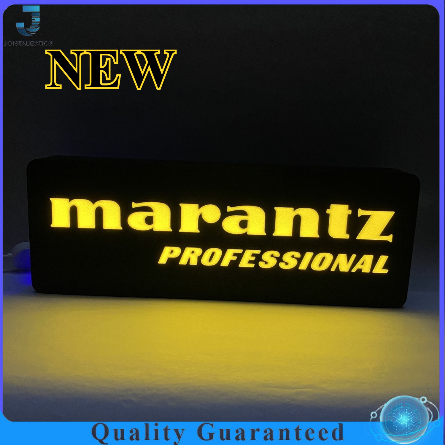USB LED Lamp Neon Sign 9 Inch Marantz 3D Printed Light Box Audio Theme Light-Up