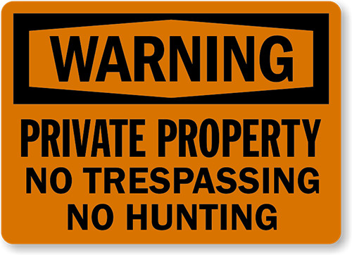 No Trespassing Sign Weatherproof Aluminum 8×12 Outdoor Durable Metal