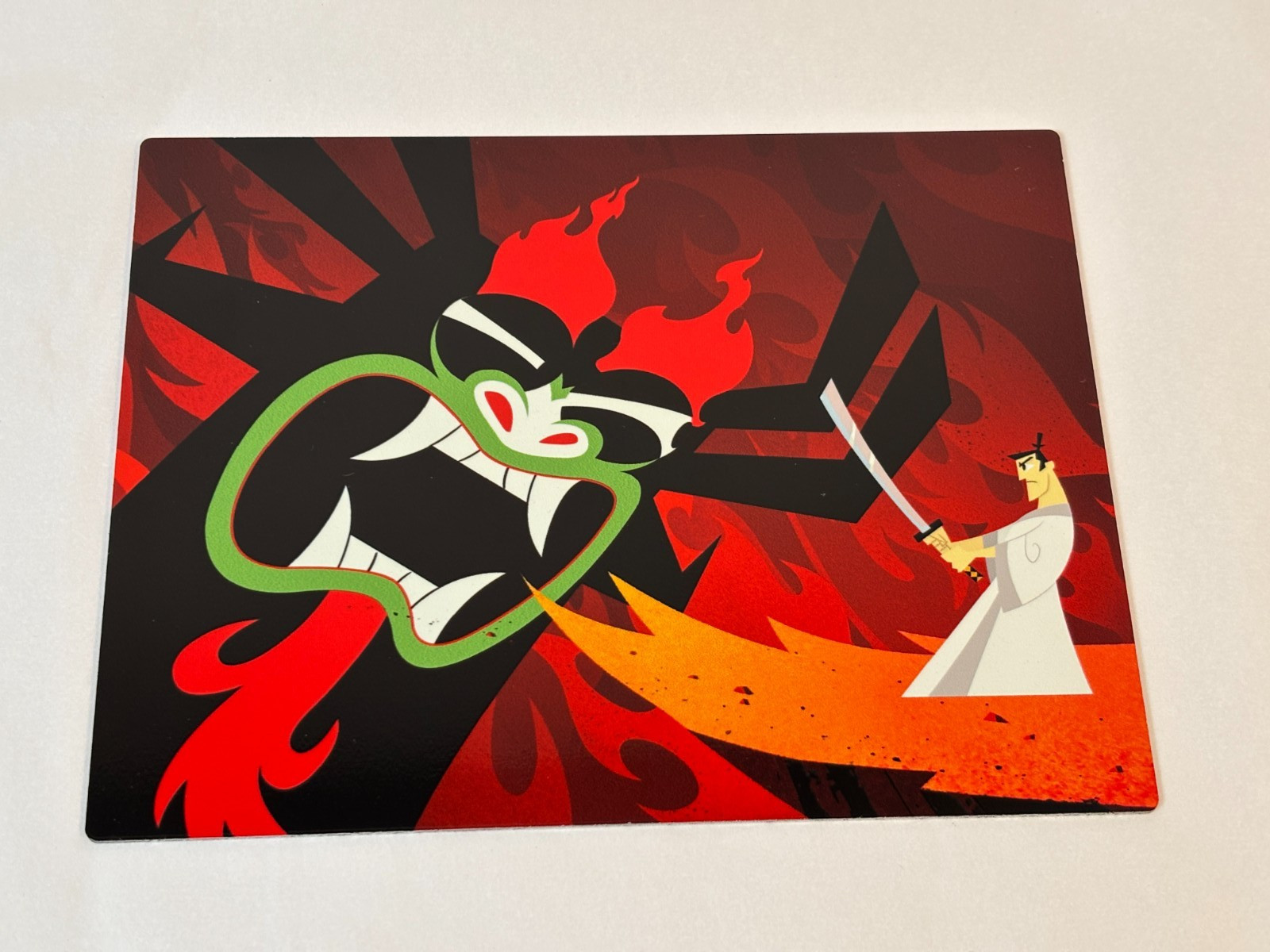 Samurai Jack Metal Sign 6 1/2 in x 5 in