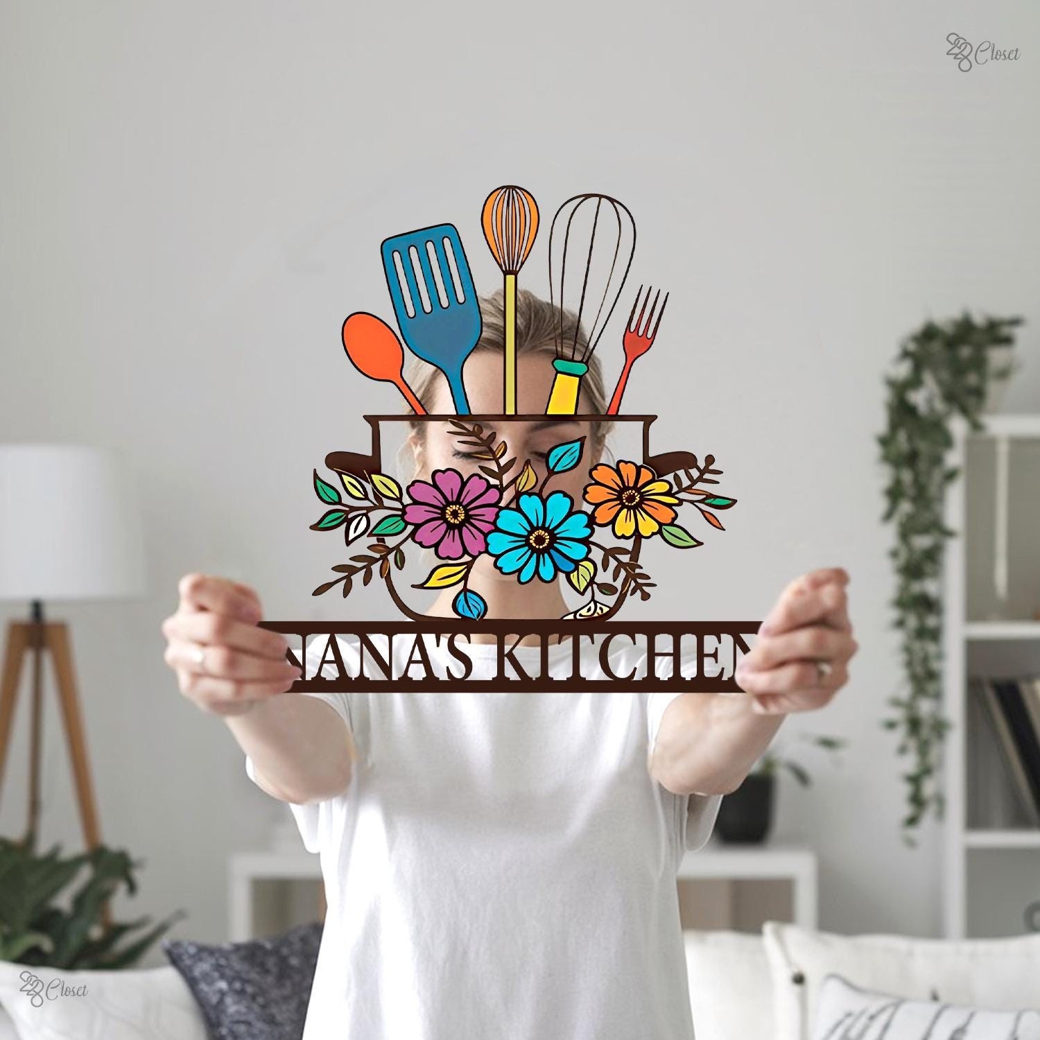 Personalized Kitchen Wall Decor, Sign for Kitchen, Metal Kitchen Sign