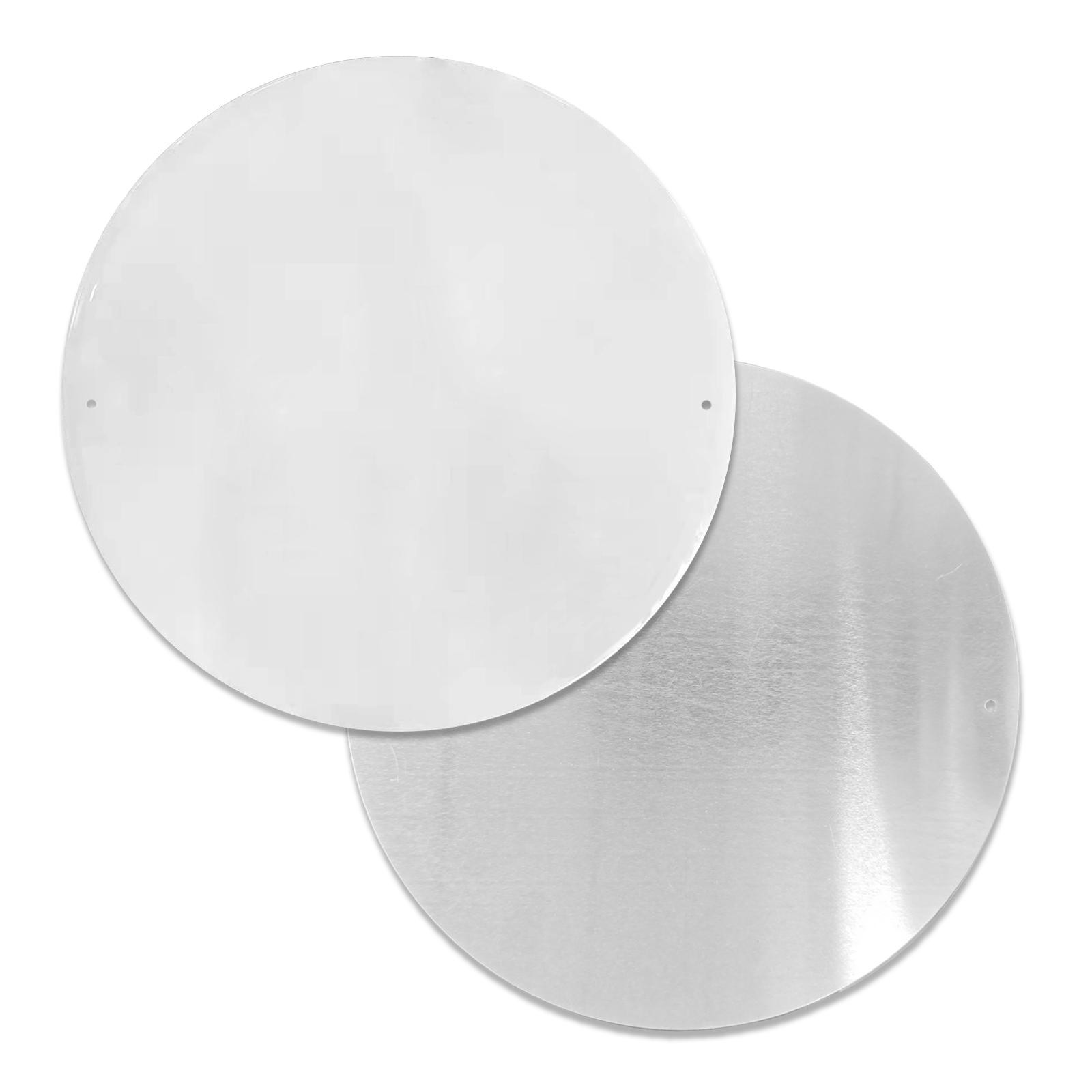 2D Flat Round Aluminum Metal Tin Sign Independence Day American Metal Wall Art♪