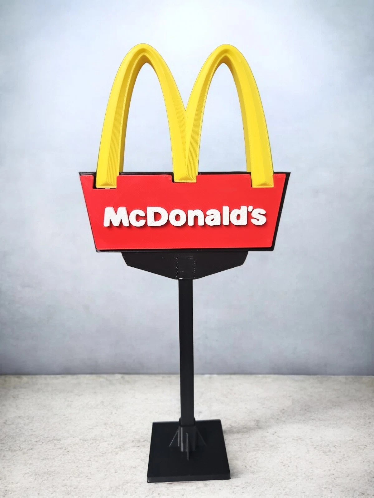 3D Printed Restaurant-inspired Miniature Tabletop / Shelf Display sign.