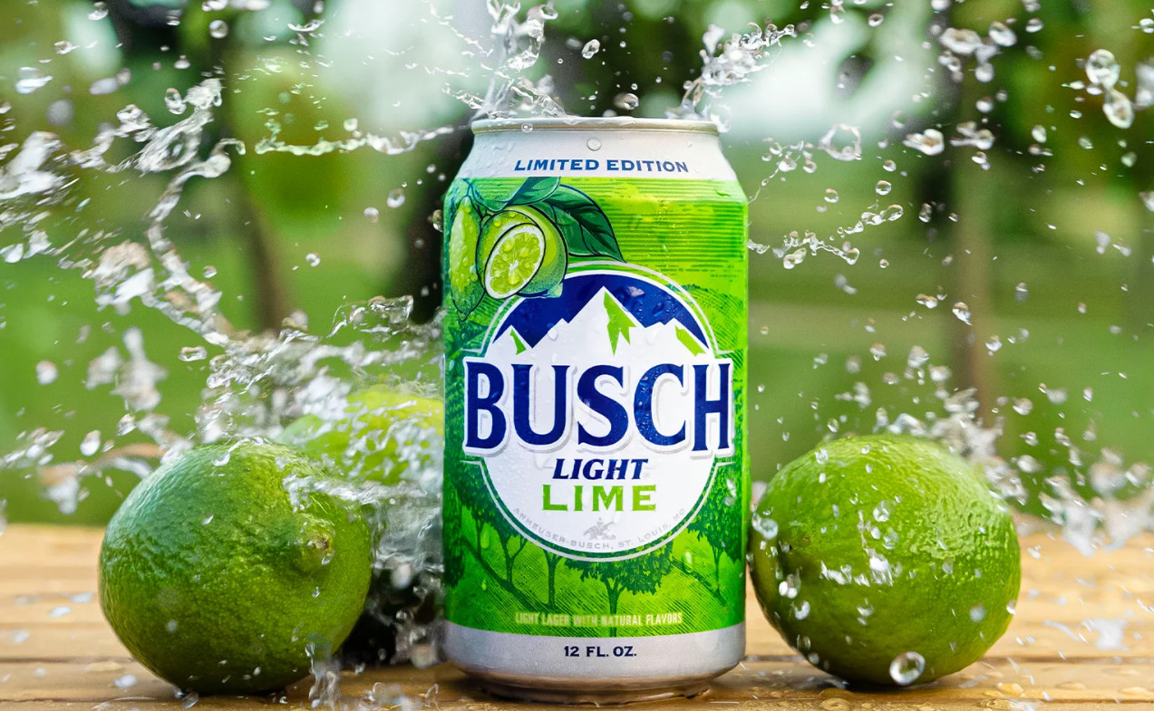 Busch Light Lime 8×10 Metal Poster Print Beer Poster Man Cave Garage Decor