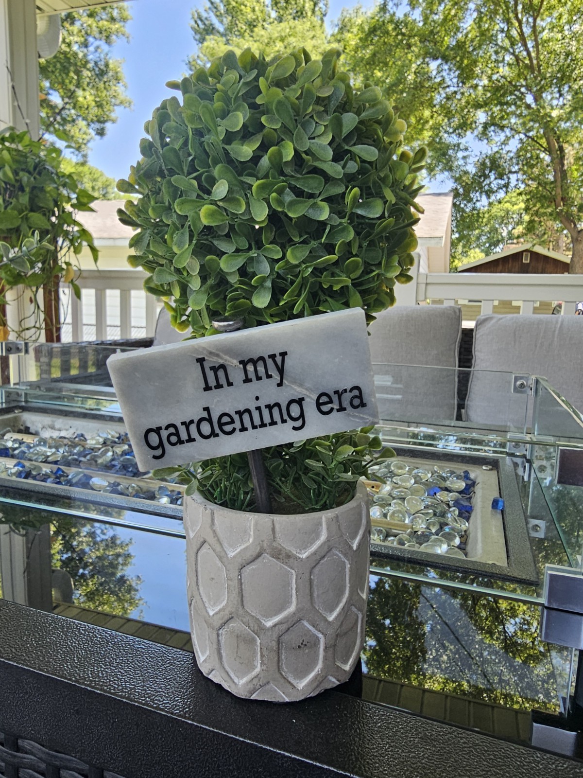 Plant Sign-Ceramic Sign On 6 Inch Stainless Stake-Funny Plant Sign-Garden Decor