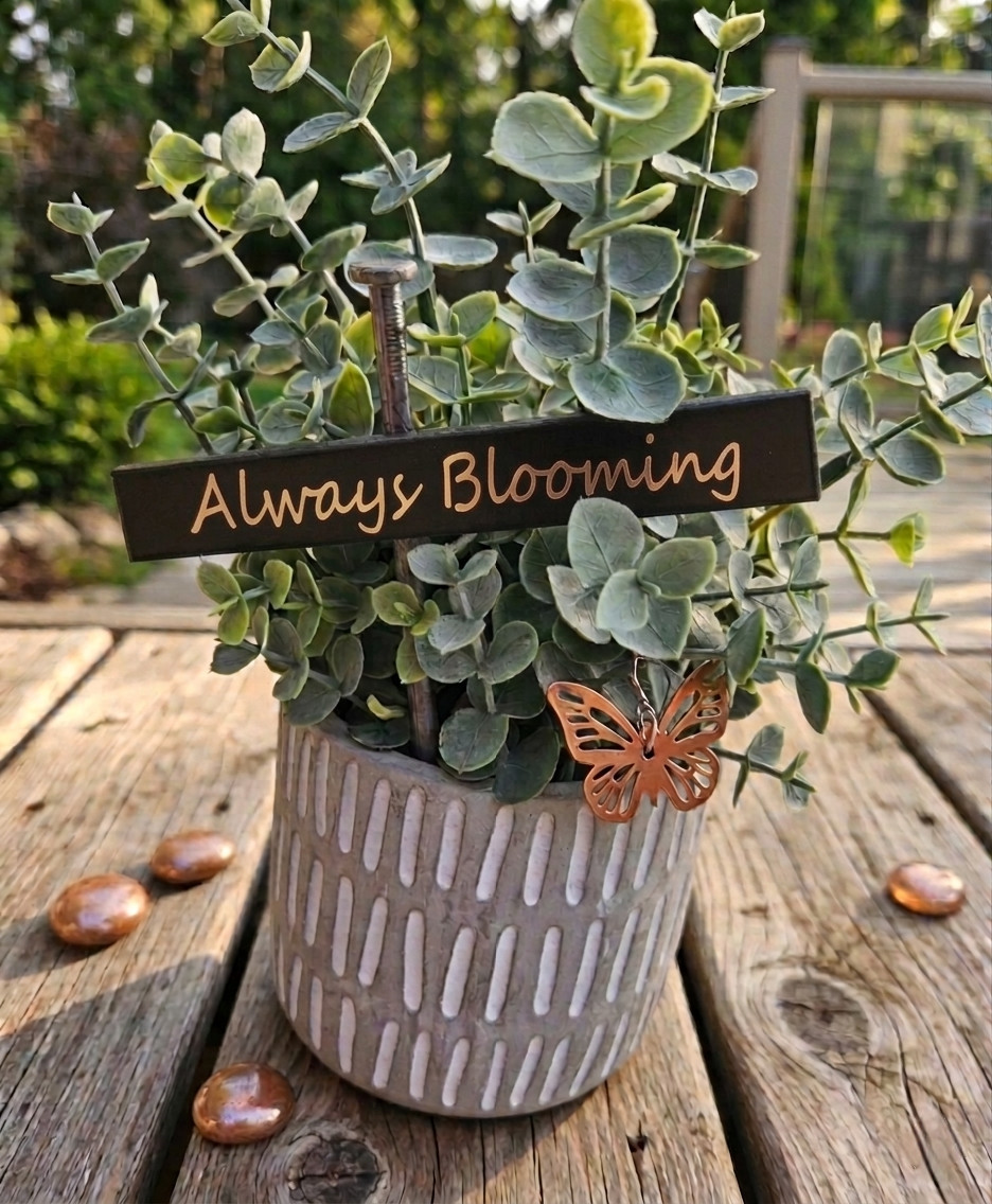 Witty Plant Signs – Garden Stakes, funny signs, 6in, many colors choices