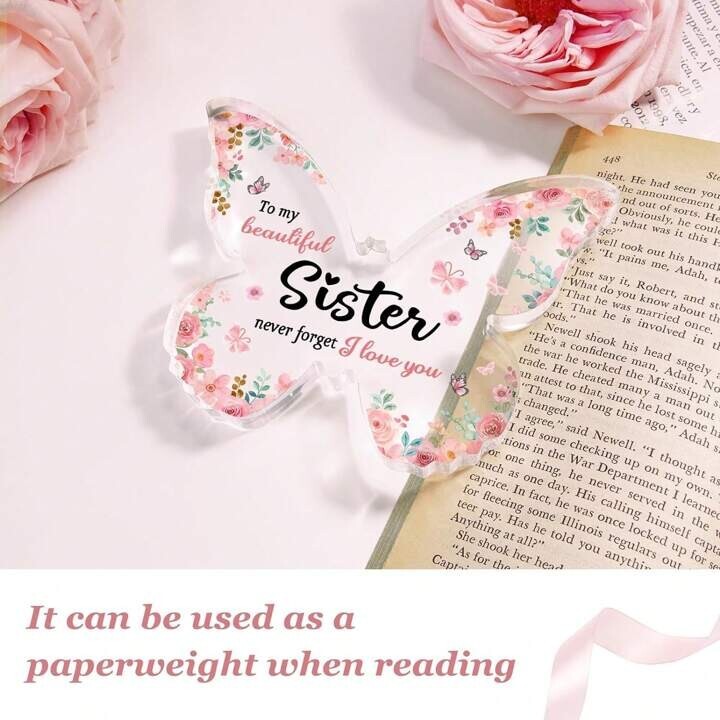 Gifts for Sister – Unique Sister Birthday Gift Ideas Delicate Butterfly-Shaped