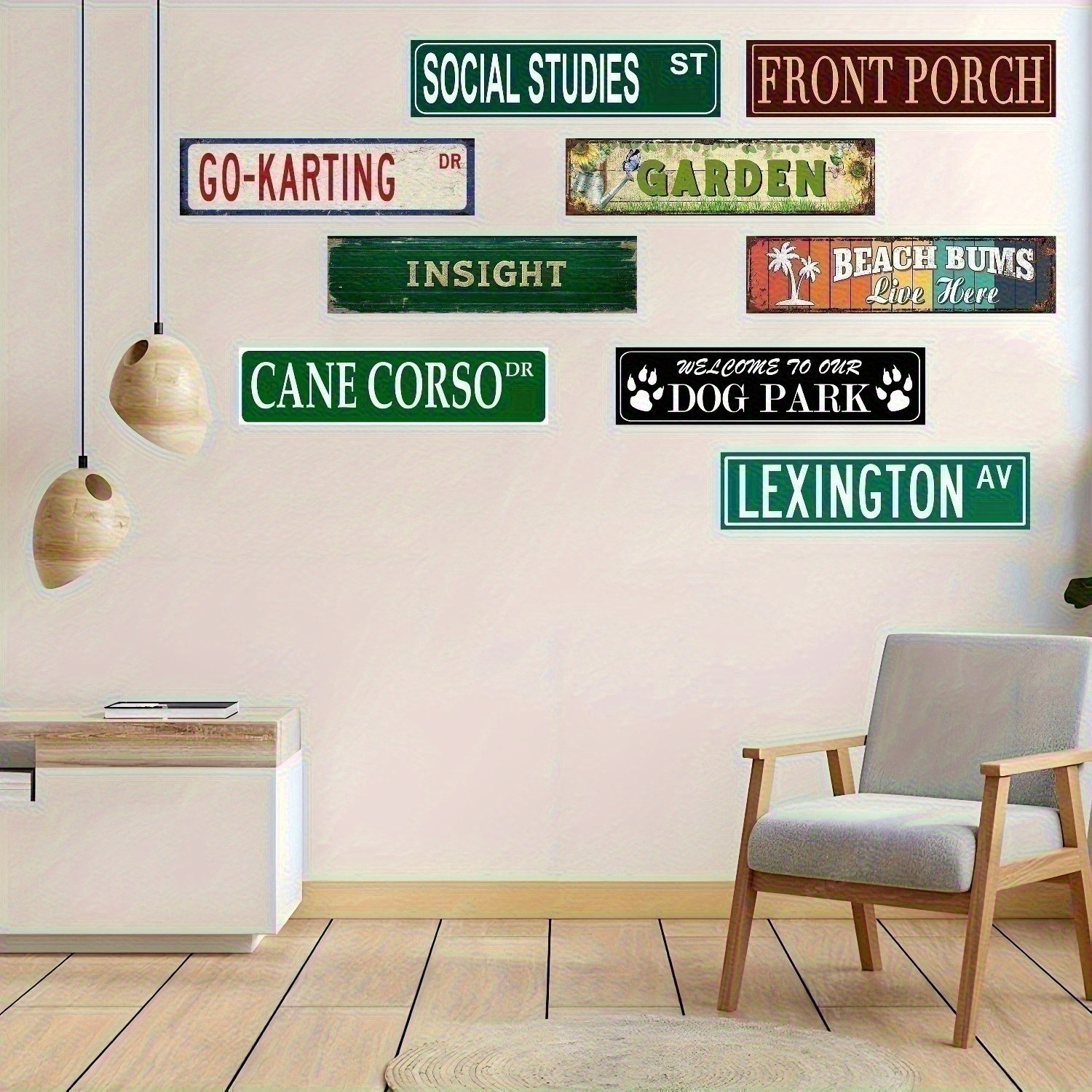 Vintage Dumbbell Hand GYM Metal Sign Home Garage Gym Wall Art Decoration Gift