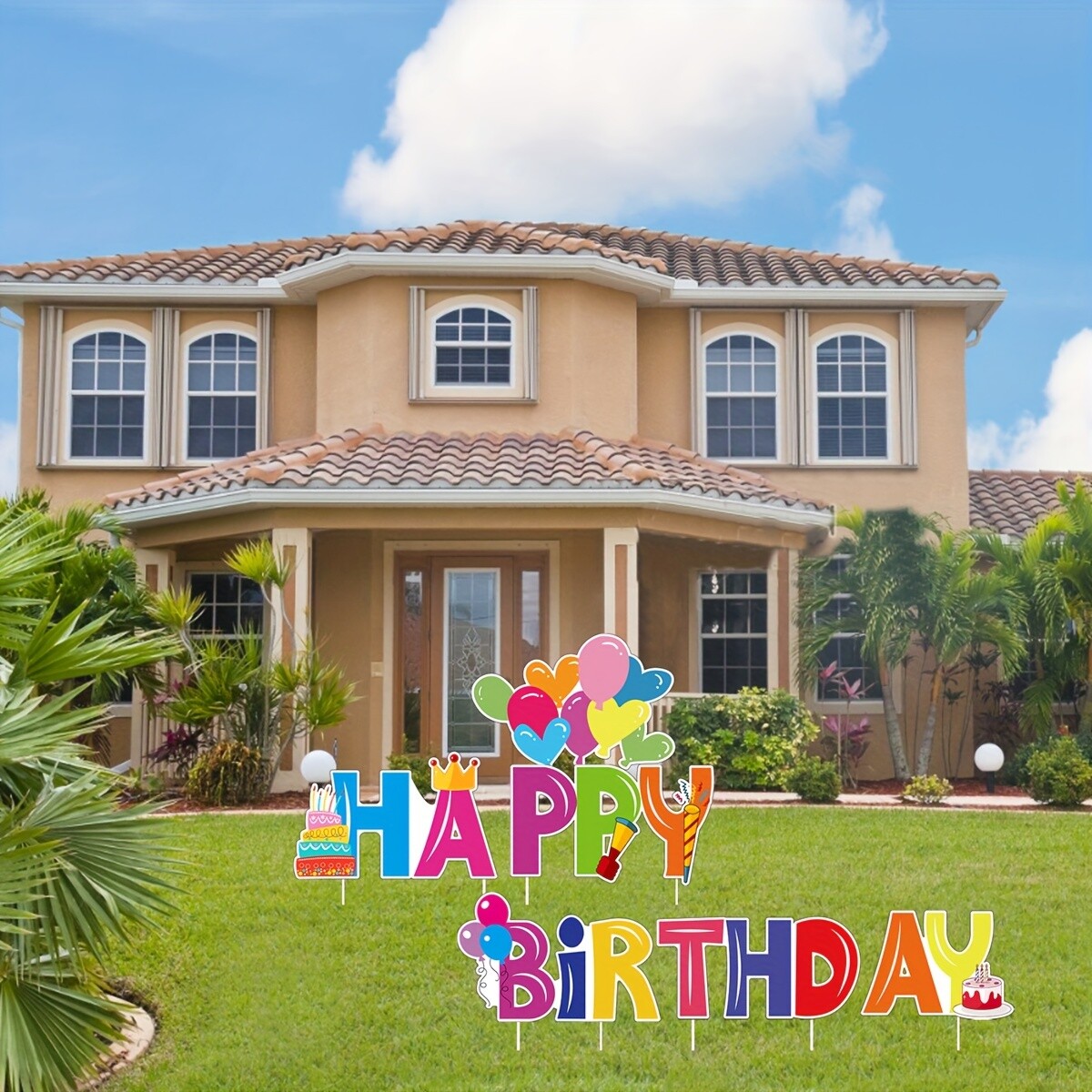 Birthday Celebration Signage – Ideal for Home/Events, Adds Joy to Gatherings