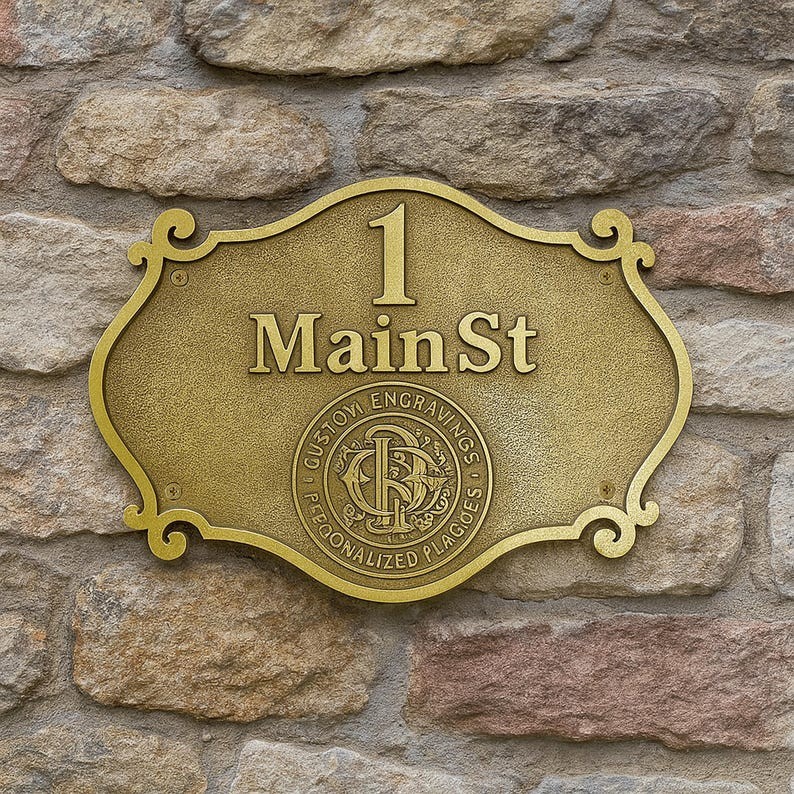 Cast Brass custom door signs & plaques – Custom language plaques – Custom name s