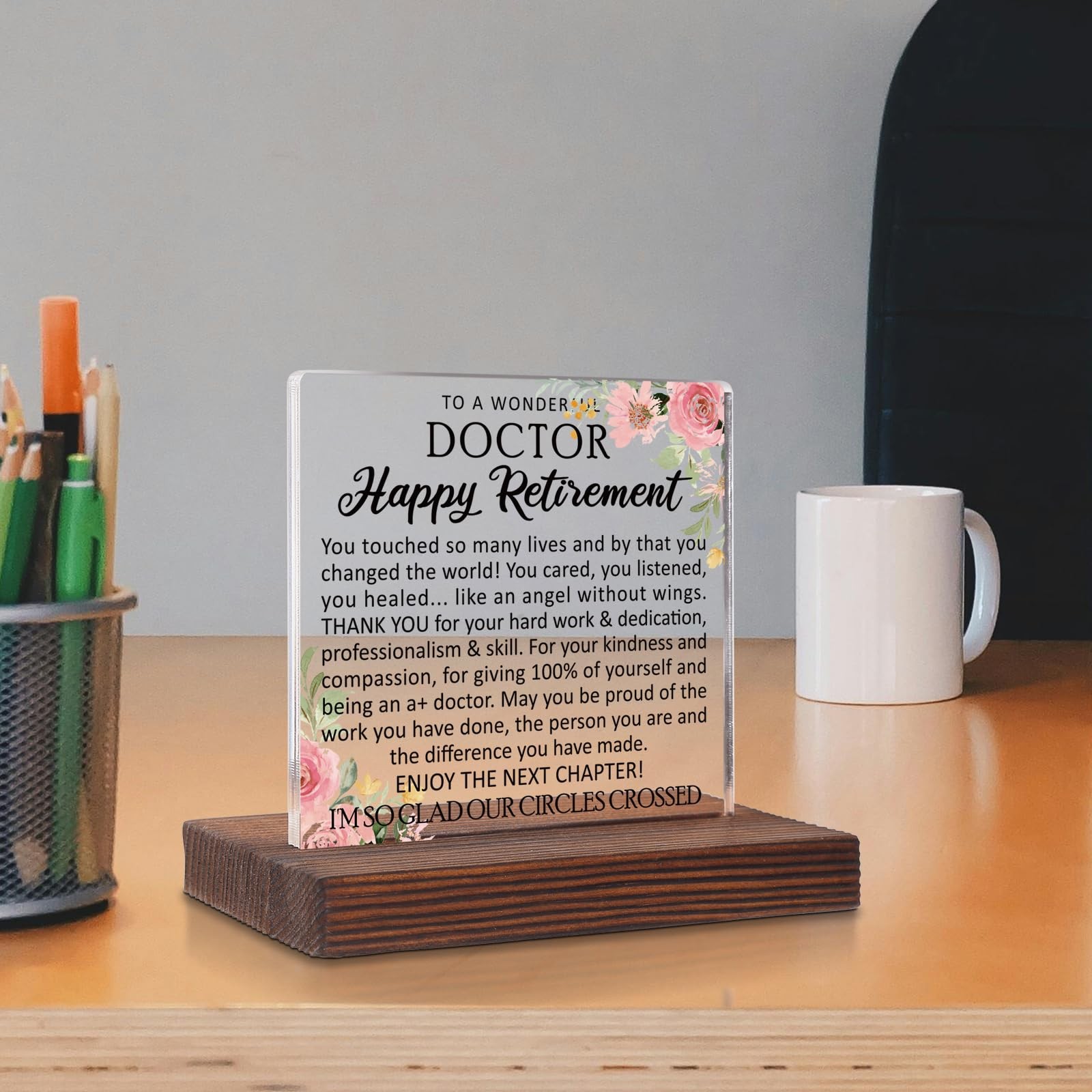 Doctor Retirement Appreciation Gift, Happy Retirement Thank You Gift for Doctor,