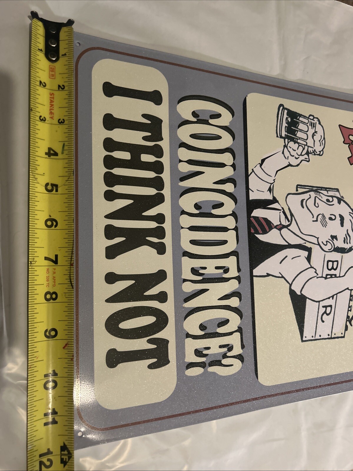 24 Hours in a Day Beers in a Case 12×15 Tin Metal Wall Bar Sign